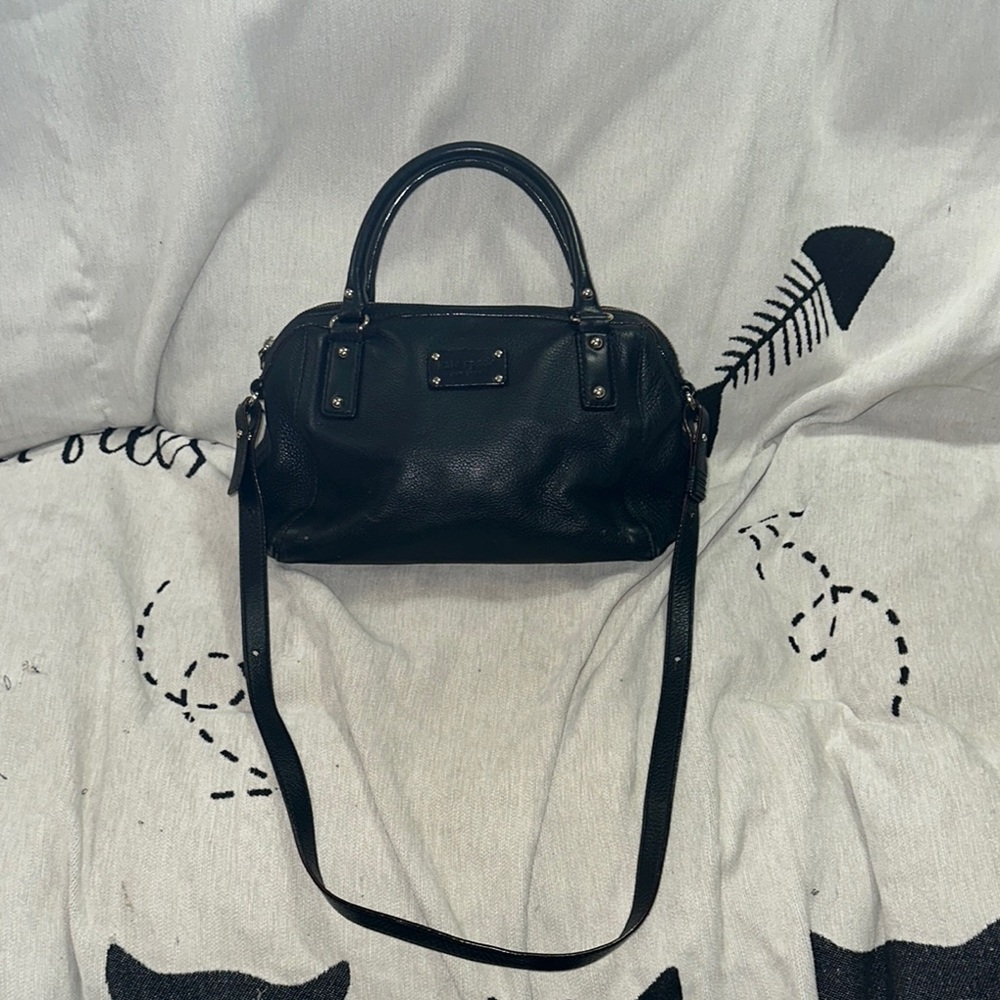 Kate spade New York crossbody Black Leather Handbag